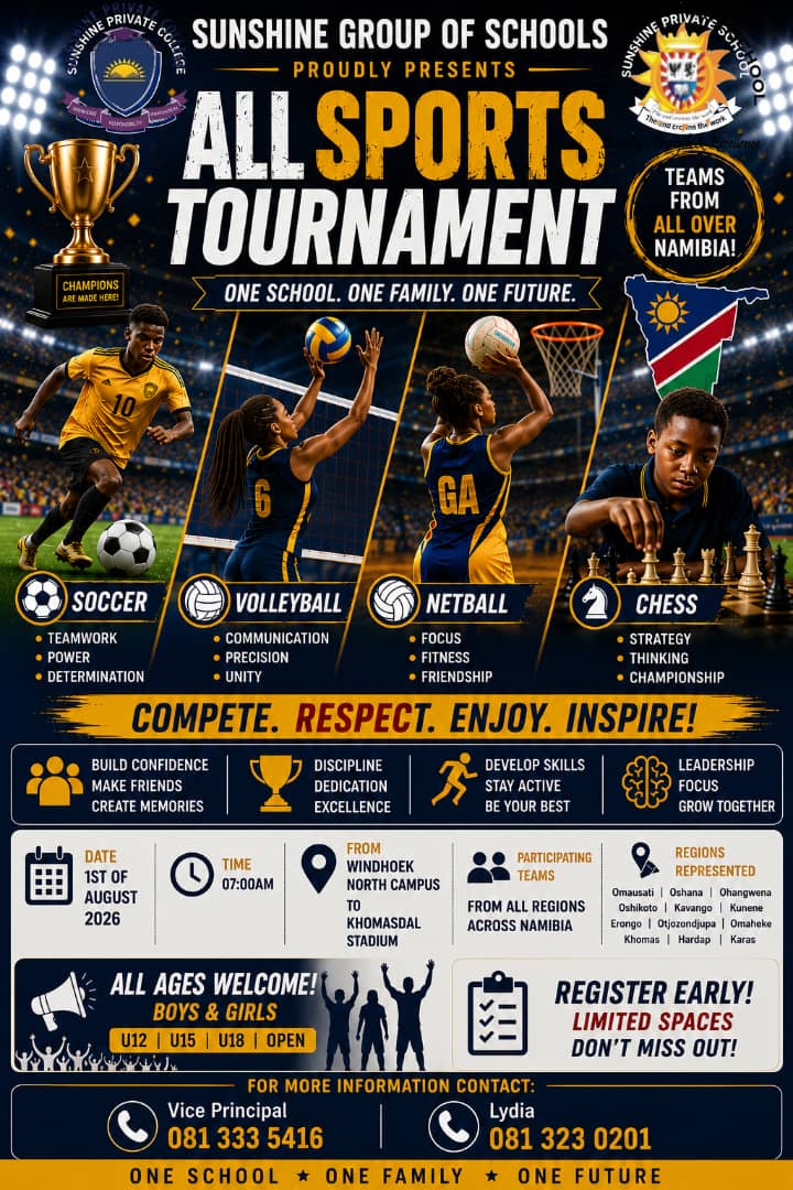 All Sports Tournament and Big Walk poster